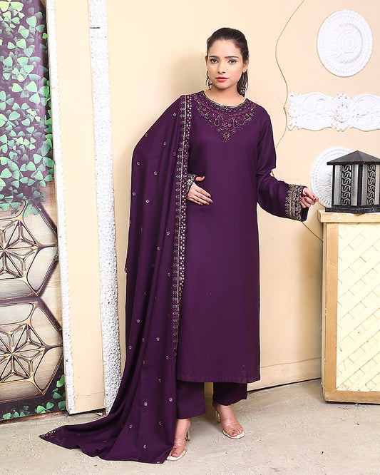 Embroidered Dhanak  HDA 22