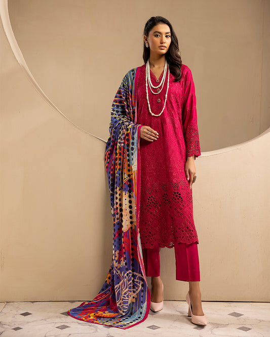 Twill Embroirdered Chikankari Pret KD 165