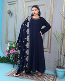 Embroidered Dhanak HDA 25