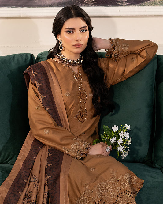 Embroidered Dhanak Chikankari DNK 43