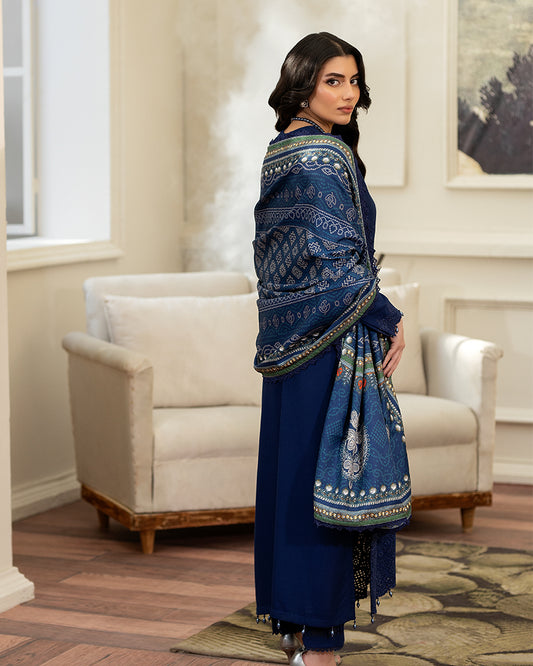 Embroidered Dhanak Chikankari DNK 42
