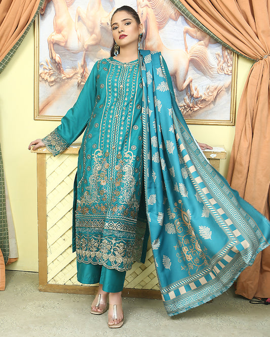 Sequins Embroidered Viscose HVA N38