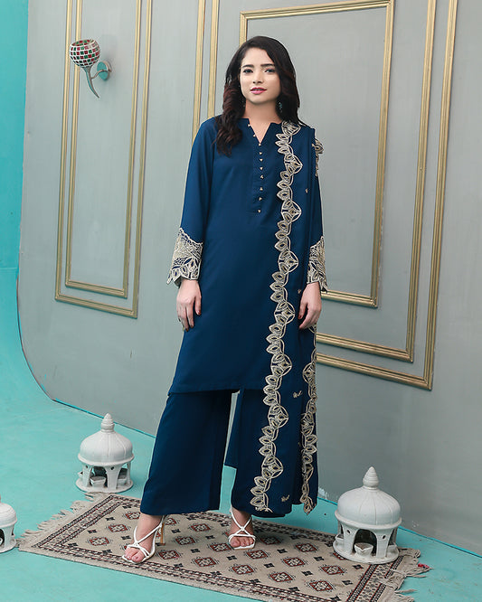 Embroidered Dhanak HDA 18