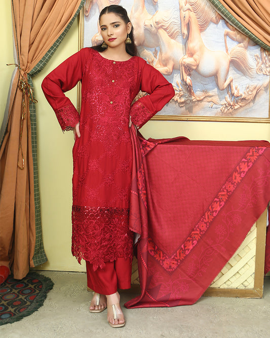 Sequins Embroidered Viscose HVA N36