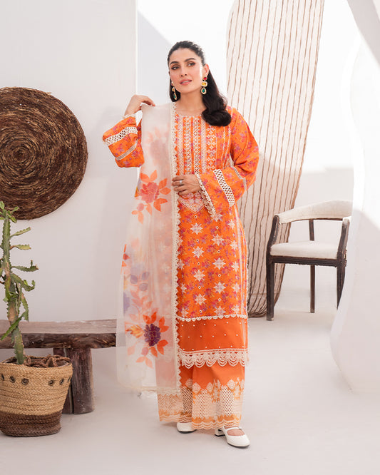 Ayeza Khan Lawn Jacquard AL-849