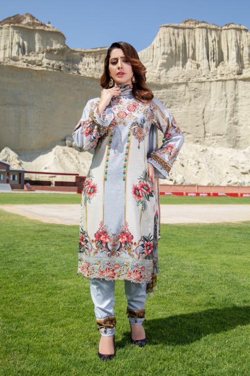 Luxury Lawn DC 1405 | Dollat Combinations Official