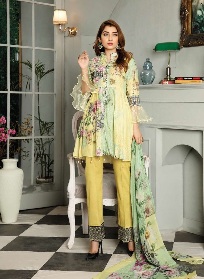 Premium Lawn HL 01 | Dollat Combinations Official