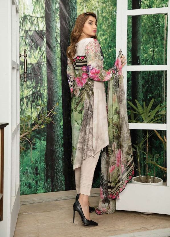 Premium Lawn HL 09 | Dollat Combinations Official