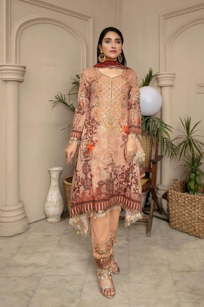Luxury Lawn DC 1419 | Dollat Combinations Official