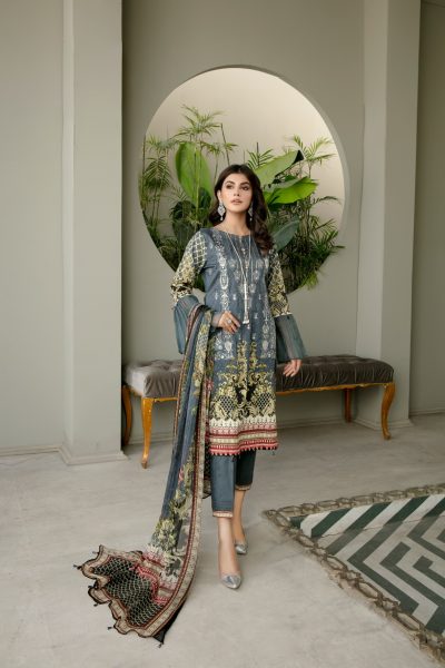 Luxury Lawn AL 275 | Dollat Combinations Official